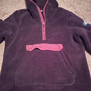 Women’s large north face fleece pullover. Never worn